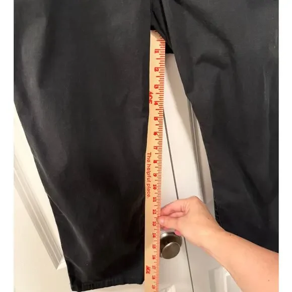 Nili Lotan XS Slouchy Elastic Waist LINEN Luna Pant Crop Black Drop Crotch 0 2 - Picture 8 of 9